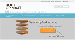 Desktop Screenshot of houtopmaat.nl